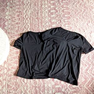 Relaxed fit v-neck maternity and postpartum tees